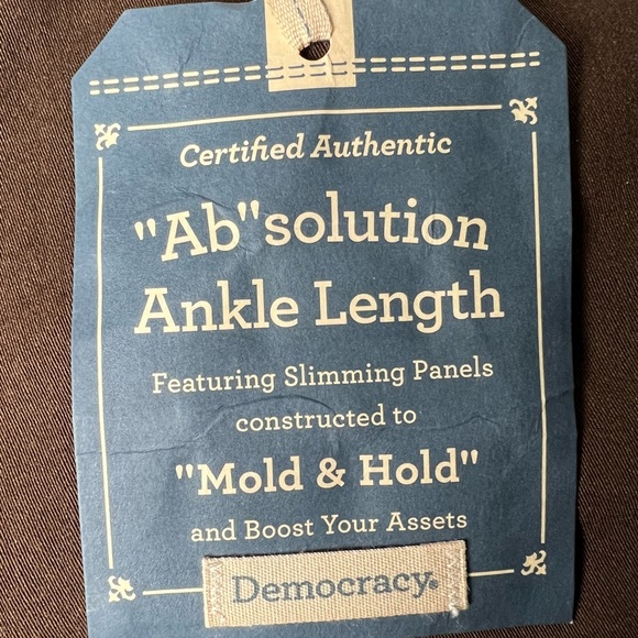 Democracy Brown Ankle Length Stretch Pants - Picture 8 of 12